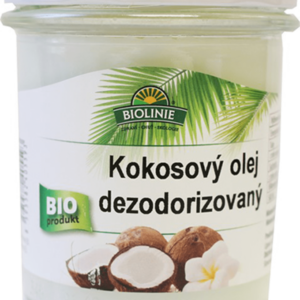 Biolinie Olej kokosový panenský dezodorizovaný BIO 240 g - kokosovy olej