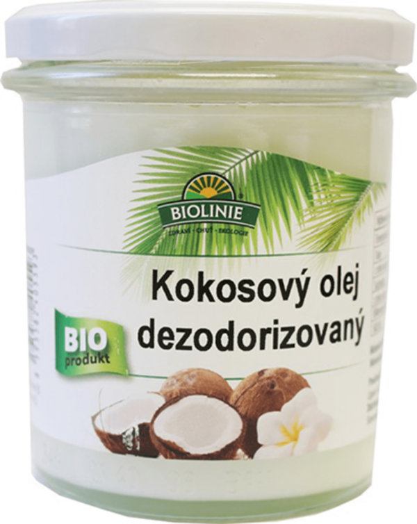 Biolinie Olej kokosový panenský dezodorizovaný BIO 240 g - kokosovy olej